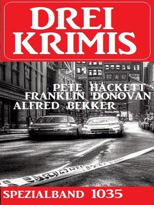 cover image of Drei Krimis Spezialband 1035
